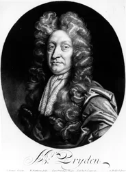 John Dryden (1631-1700) graviert von William Faithorne (1616-91)